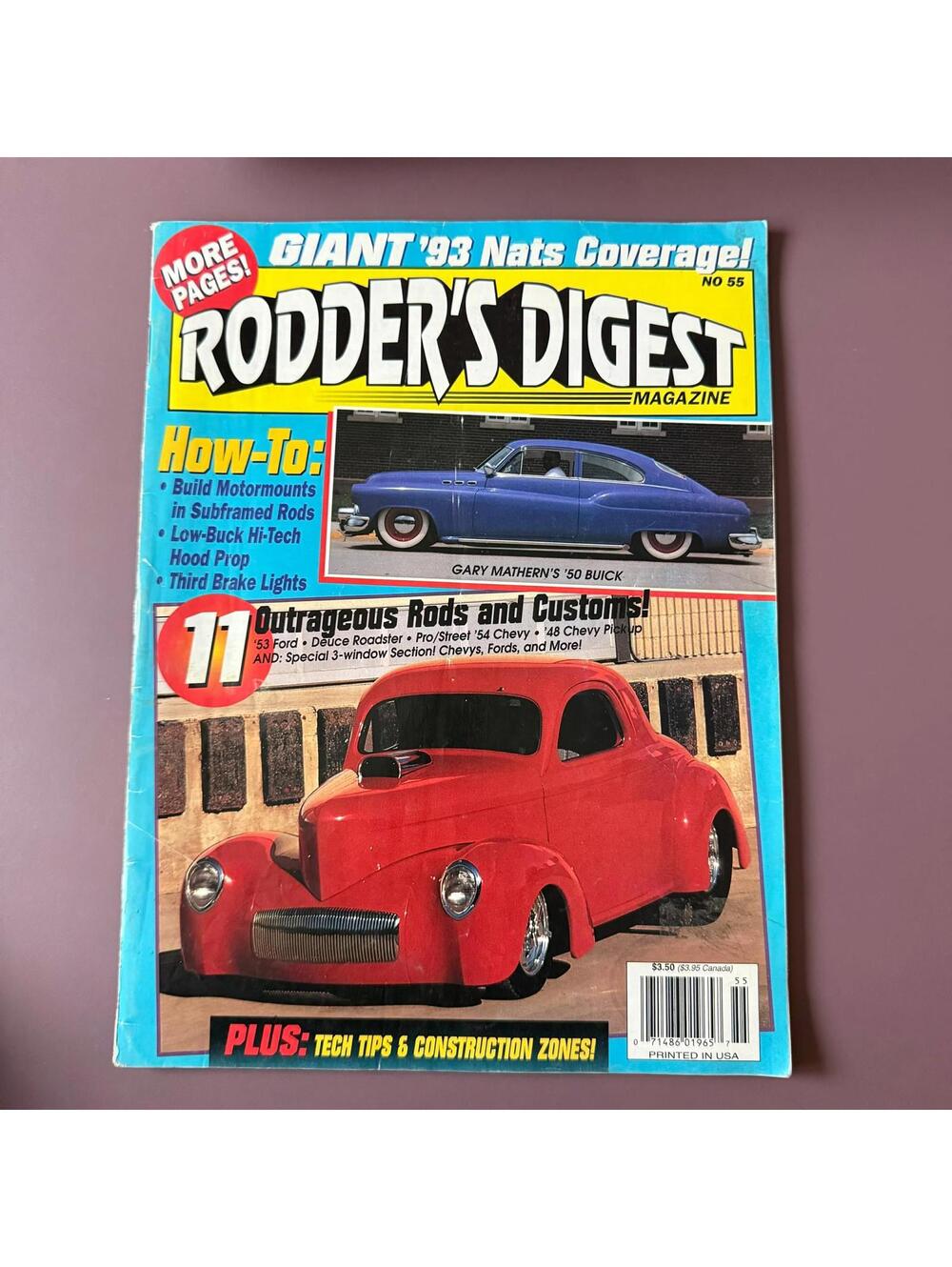 Vintage Hot Rodder Chevy Auto Magazine Custom Rodder B2